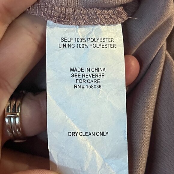 Birdy Grey Jane Convertible Cold Shoulder dress - Chiffon Dark Mauve - Picture 7 of 7